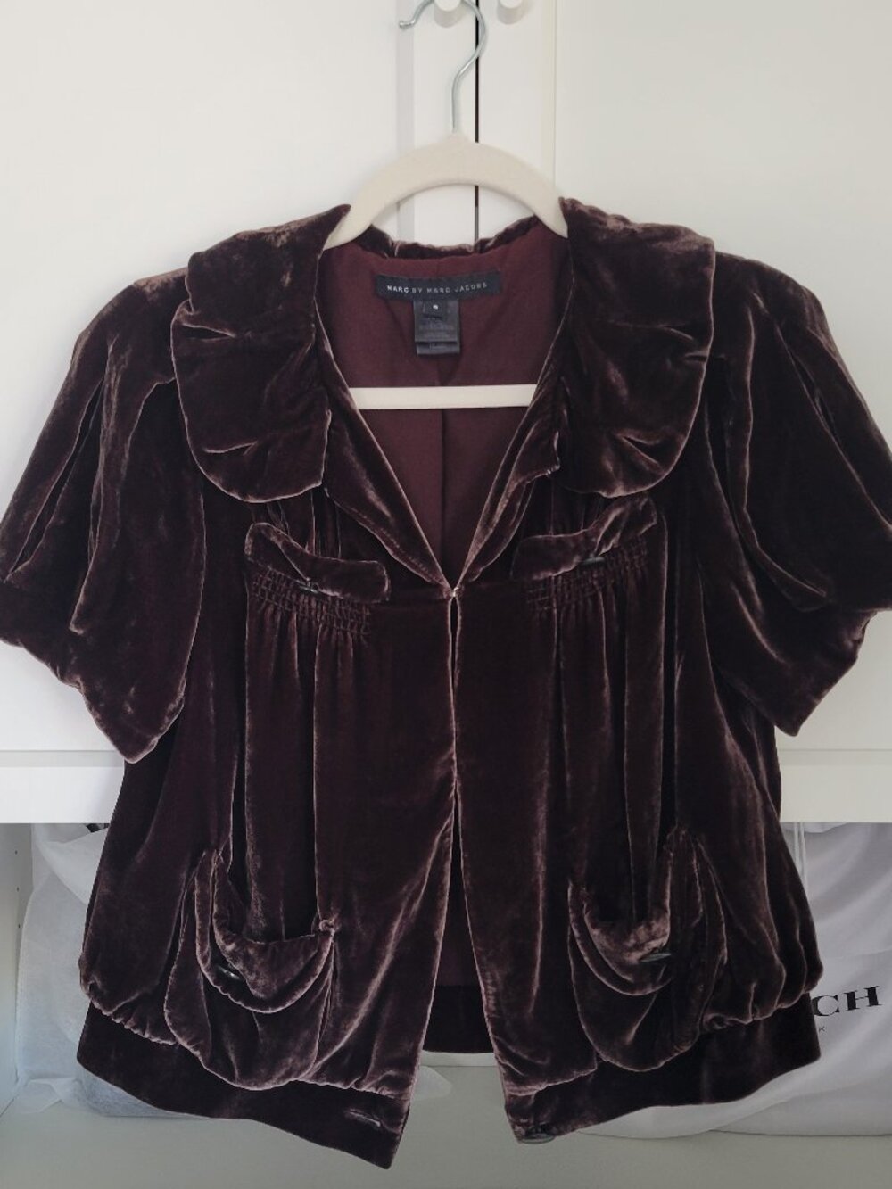 Y2K Marc by Marc Jacobs velvet jacket